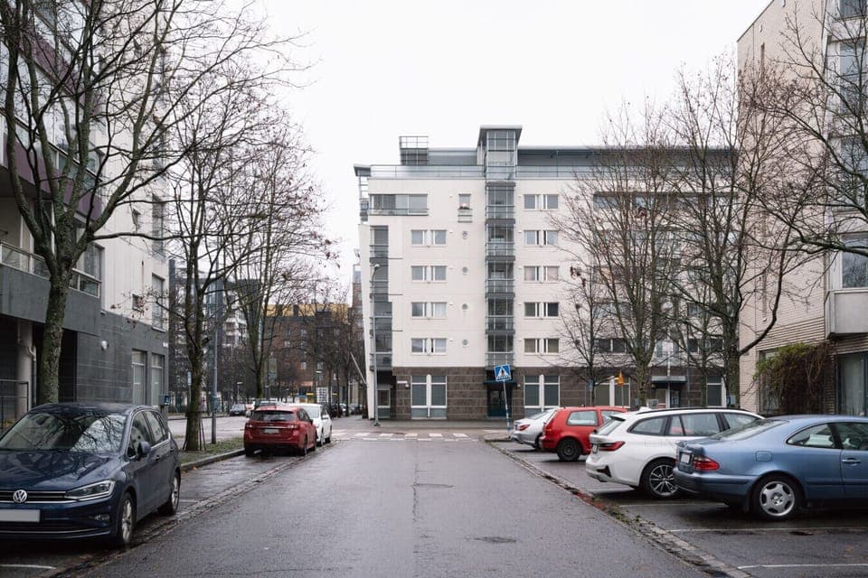 Appartment building from the street view