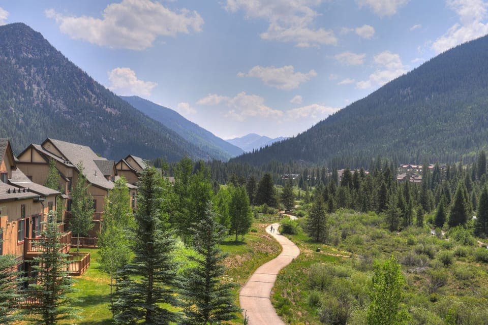 The path to adventure — your condominium sits amid scenic mountain trails and the peaceful rhythm of Keystone’s alpine village.