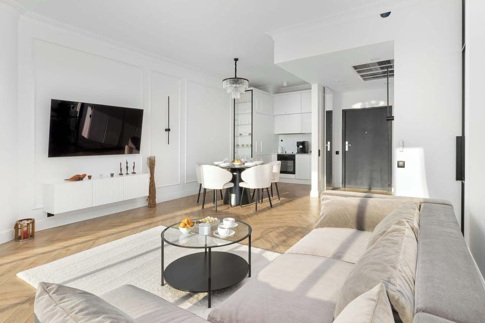 Bright kitchen and dining zone blending seamlessly with the living area.
