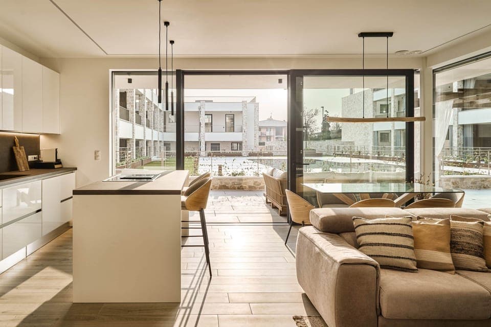 Kitchen & Living Room