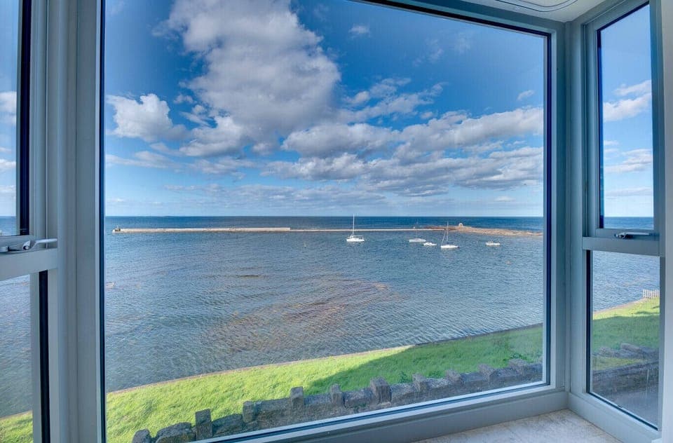 Views of Seahouses Harbour & The Farne Islands