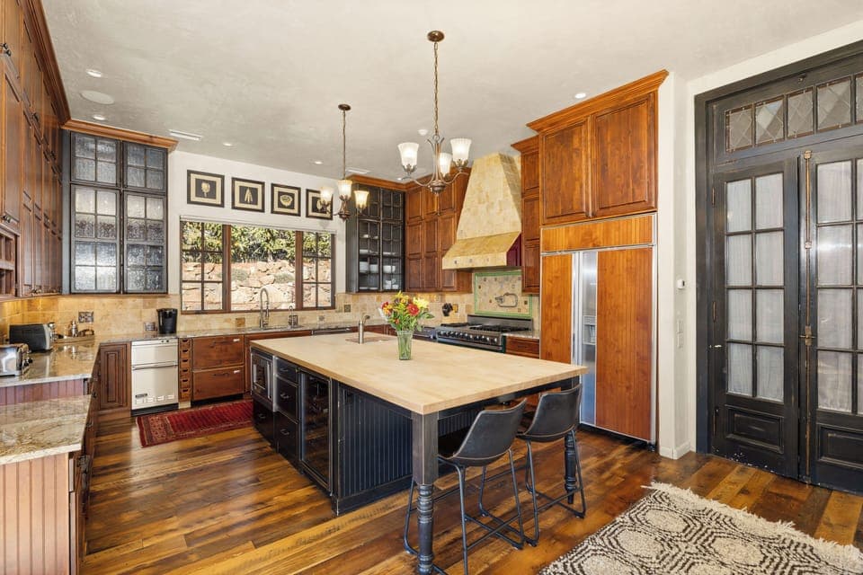 Sprawl out in your beautiful living room with the dining and kitchen spaces in the adjacent room.