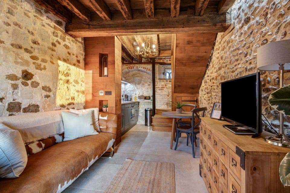 The living space at Priory Barn, Essex