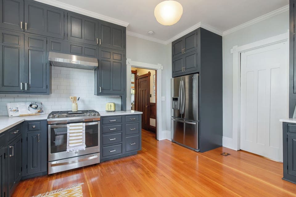 Freshly remodeled kitchen