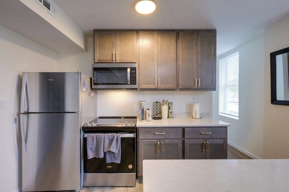 Kitchen | Single-Story Condo | Free WiFi | In-Unit Laundry