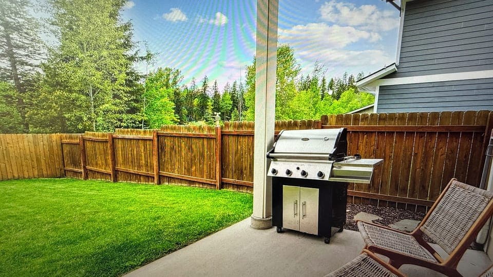Access to gas grill