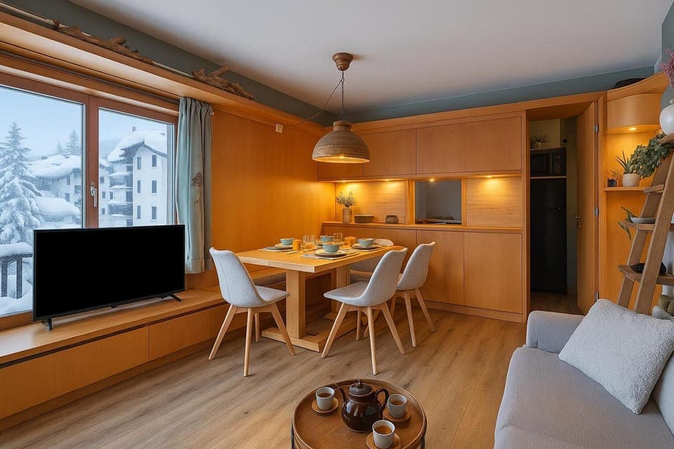 Living and dining room