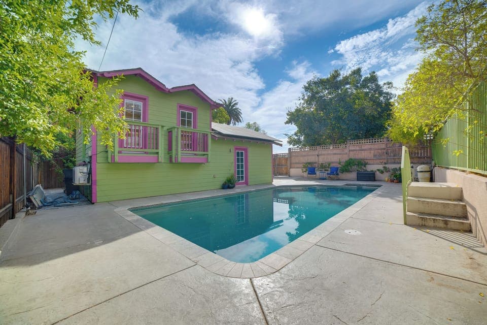 Riverside Vacation Rental | Studio | 1BA | 400 Sq Ft | 10 Steps Required