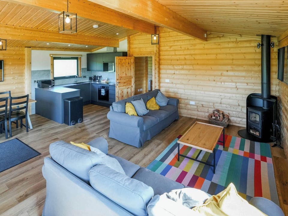 Open plan living space | Binneford Holiday lodges - Primrose Lodge - Binneford Holiday Lodges, Hittisleigh
