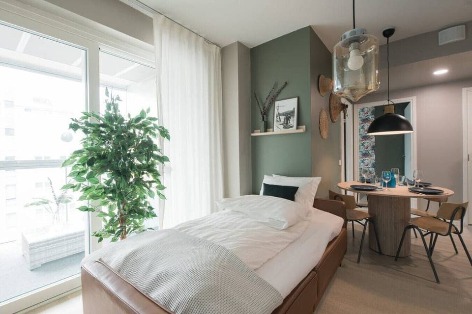 This comfy sofa bed makes the perfect spot to lounge by day and sleep soundly at night. Stylish and practical, it transforms effortlessly for a restful night’s sleep. Whether you`re watching Netflix, reading, or unwinding, this space has you covered.