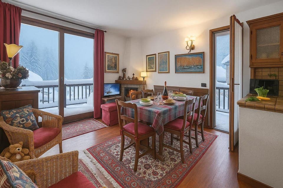 Living and dining room