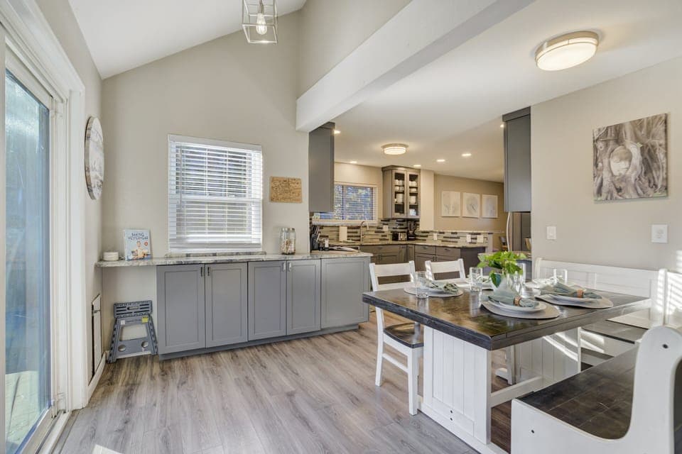 Eat in Kitchen with access to the backyard