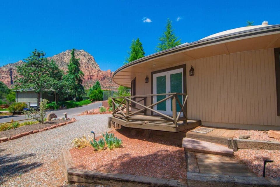 views from the driveway