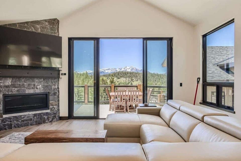 Enjoy fantastic views from the living room.