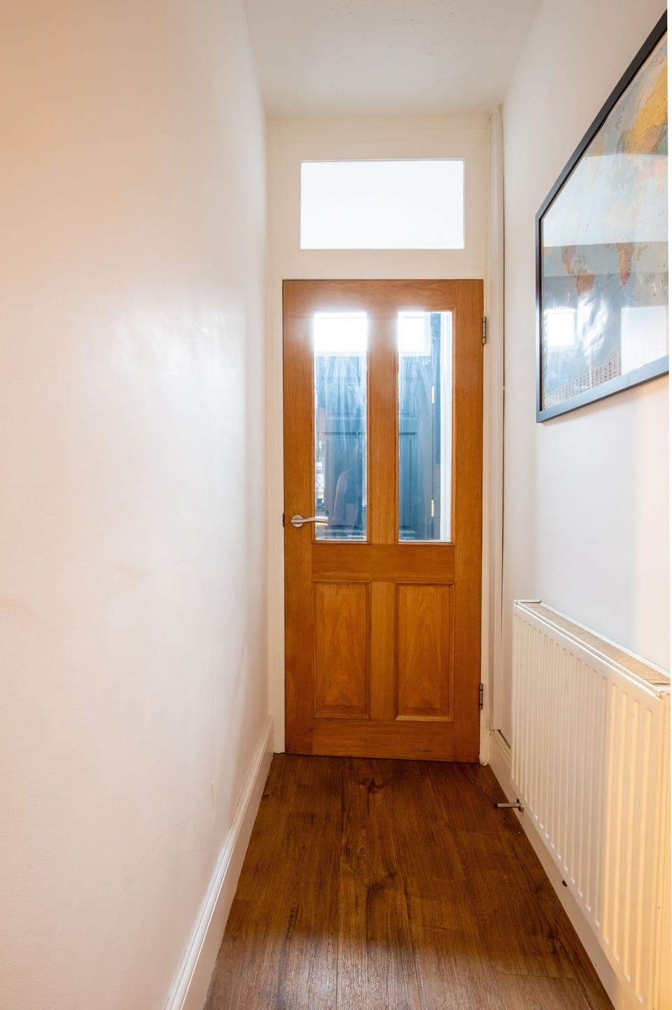 View to front door from Hallway