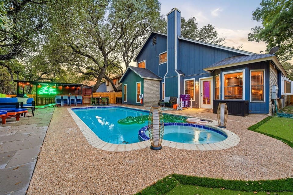 Make a splash or make a scene — your choice. Our sparkling pool is ready for cannonballs, sun-soaked lounging, and all the vacation vibes you can handle.