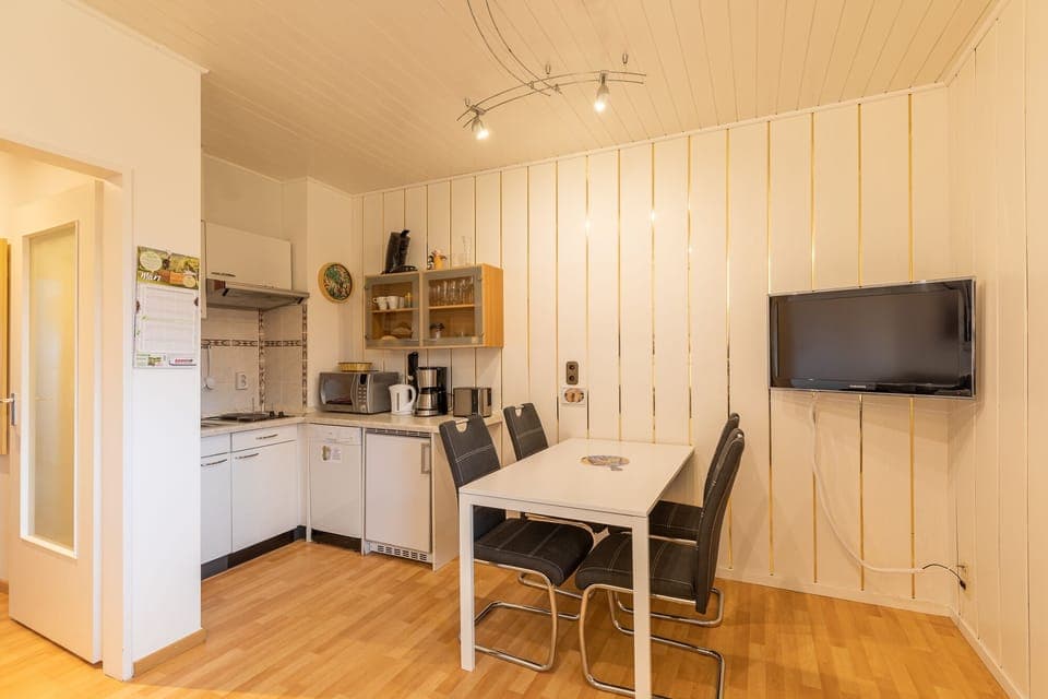 Kitchen and dining area