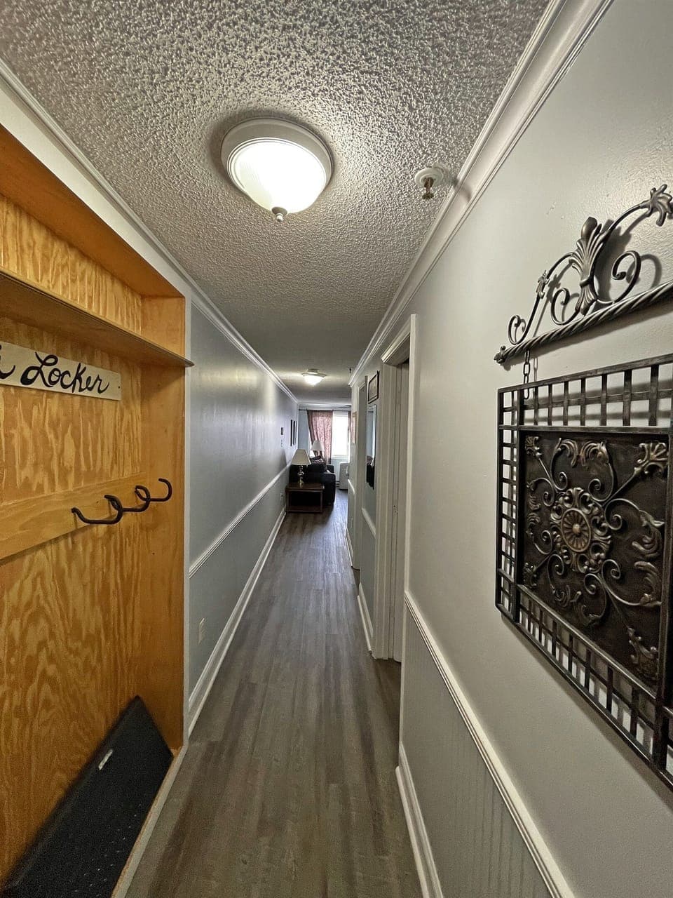 Step into the inviting corridor.