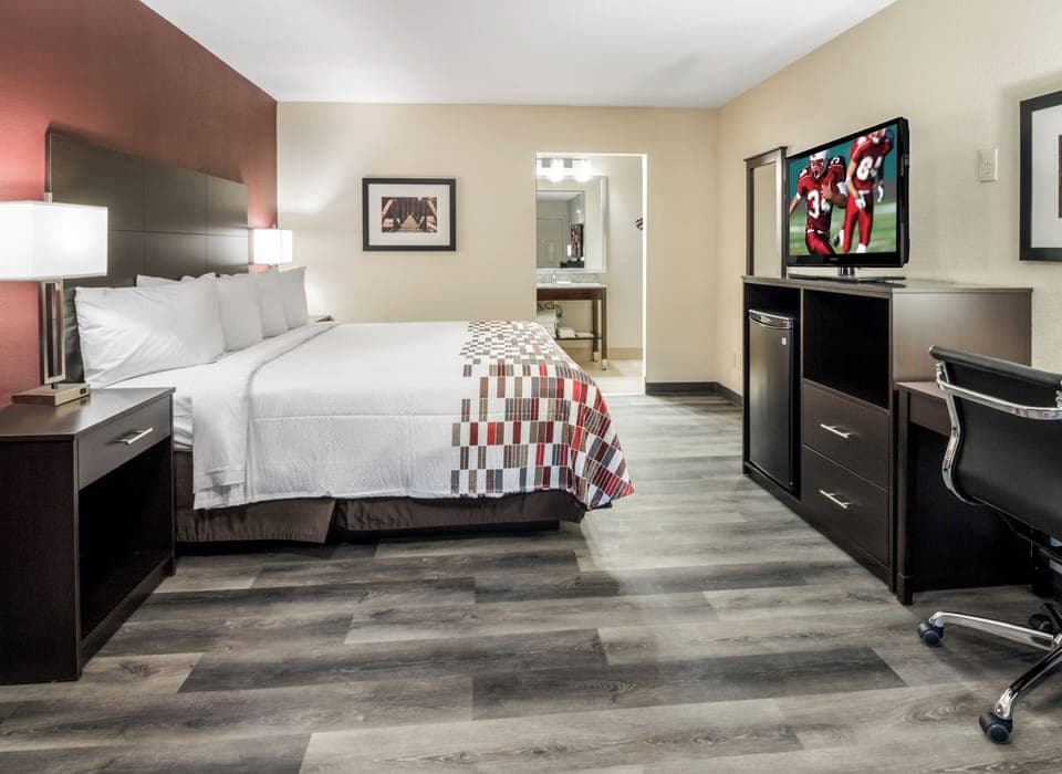 Bedroom. Interior and views may vary based on location and availability.