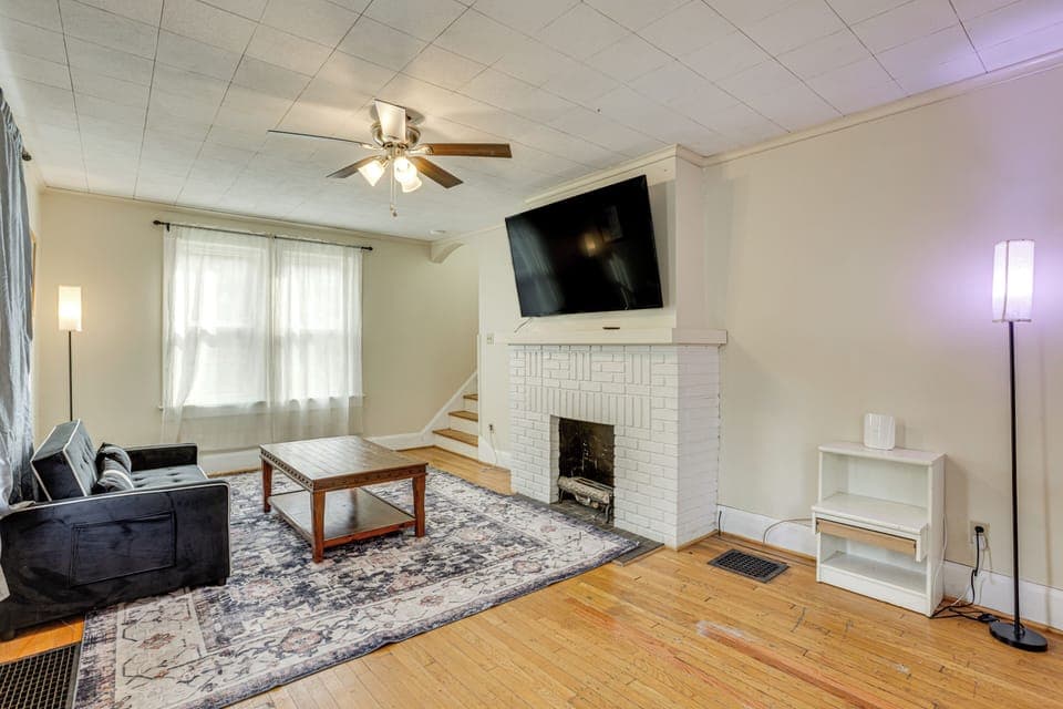 Morgantown Vacation Rental | 3BR | 1.5BA | 2,252 Sq Ft | 3 Steps to Enter