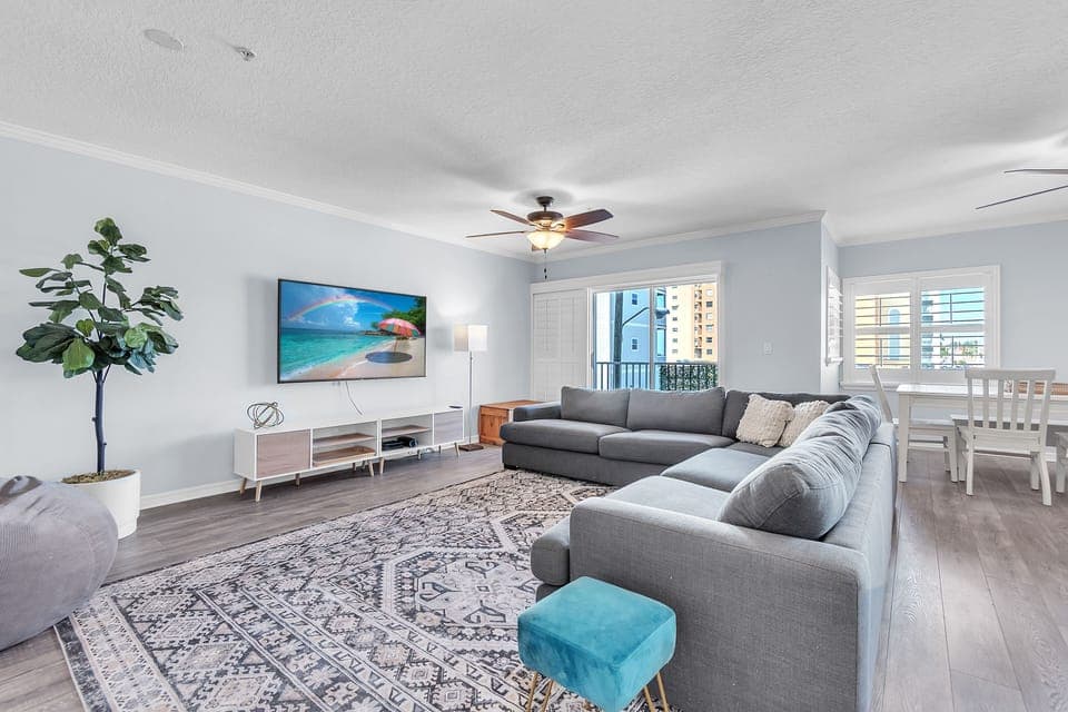 Living Room with Balcony Access - 2nd Level