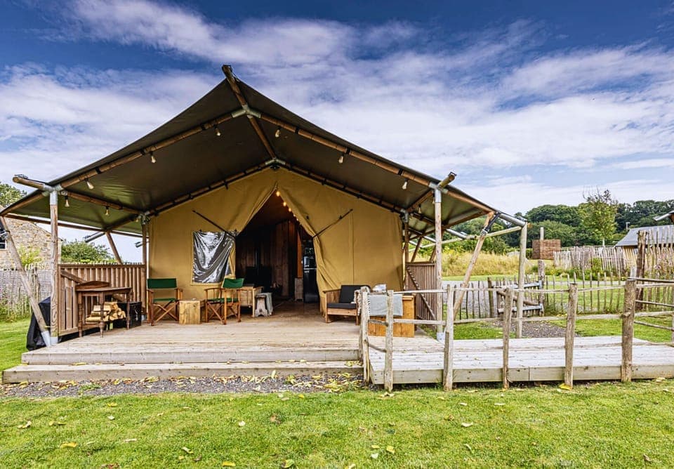 Dog friendly glamping in Yorkshire, sleeps up to eight people