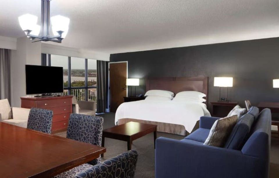 Bedroom. Interior and views may vary based on location and availability