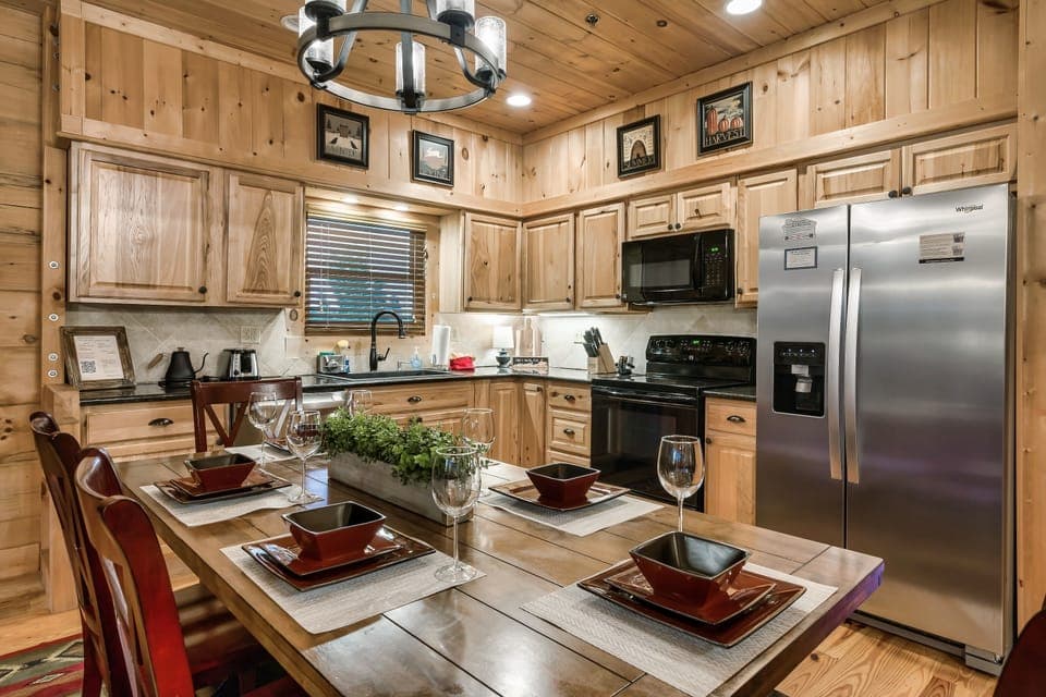 Fully stocked kitchen ready for family meals