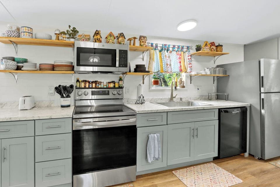 Modern kitchen with custom details