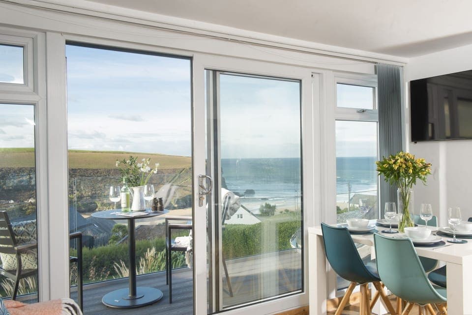 Stunning views from Ocean View, Mawgan Porth