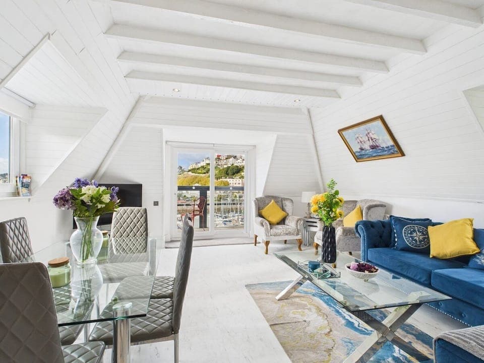 Living room and dining 