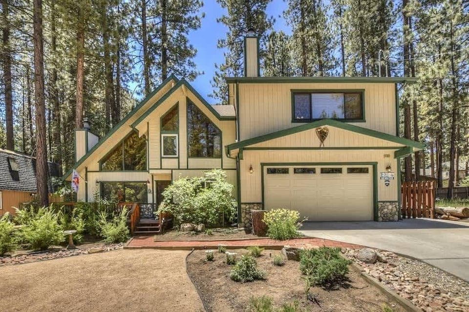 Beautiful Cabin Surrounded by Trees