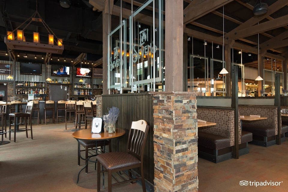 Sevens restaurant on property