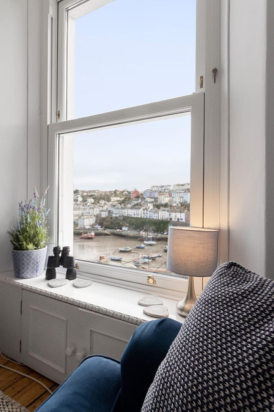 Beautiful views down towards Brixham's picturesque harbour