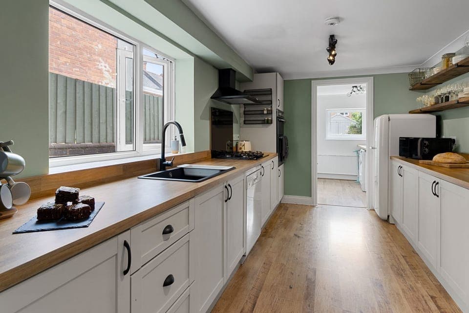 Cook up a storm in the fully equipped kitchen