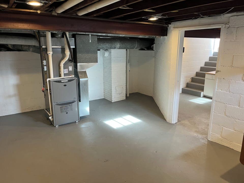 Basement Storage Area