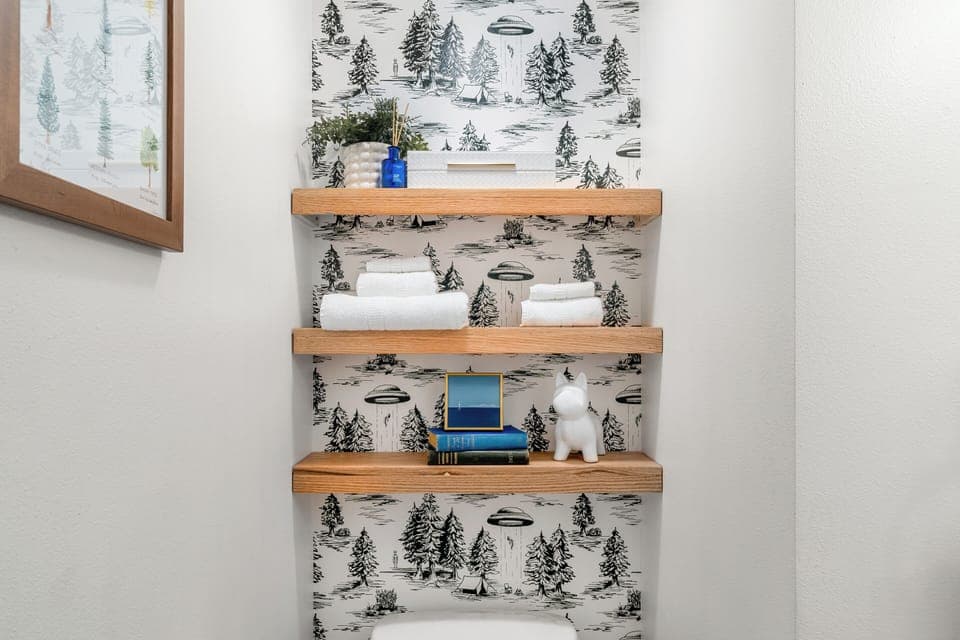 Thoughtfully stocked and playfully styled, this space adds a touch of charm 