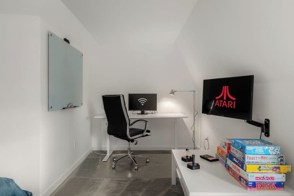 Quiet workspace perfect for productivity