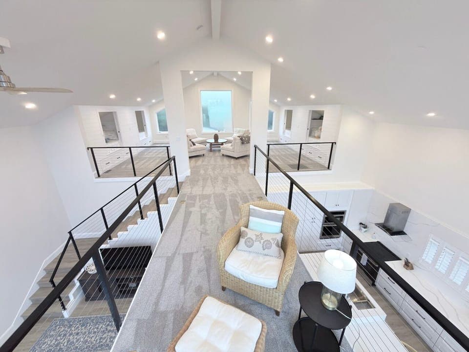 This is a perfect shot! It shows the entire loft area  upstairs.