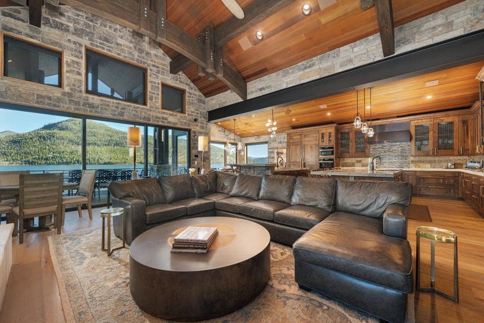 Oversized Leather Sectional