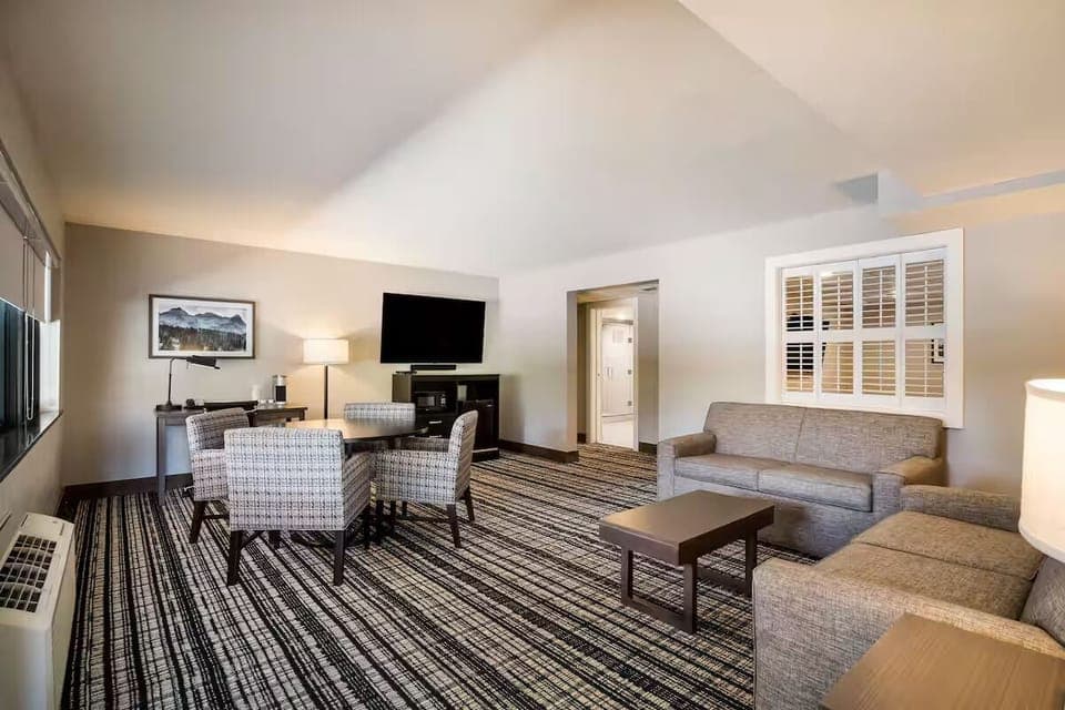 Stretch out on comfy seating and enjoy movie nights together.