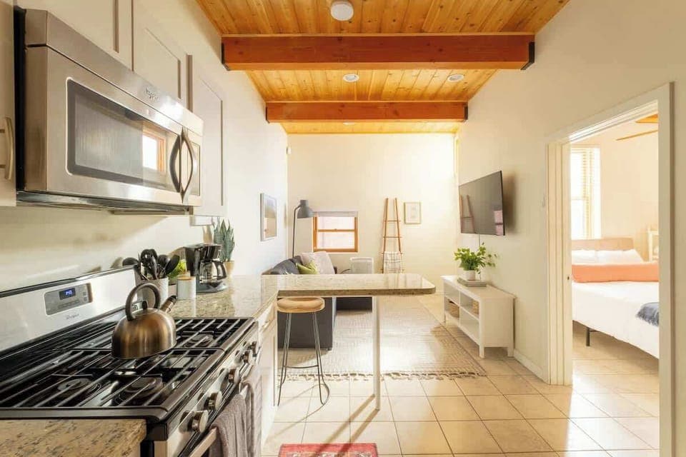 This inviting home welcomes you inside with its fresh, sun-filled spaces
