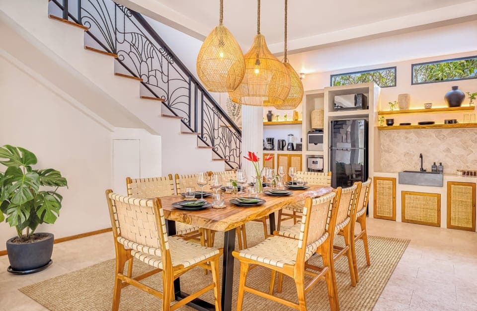 Family sized dining table