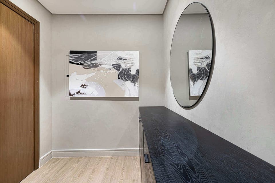 A bright, tastefully decorated space that feels both modern and cozy