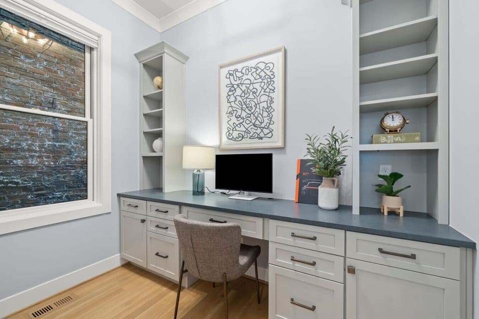 Office Space (First Floor) w/ Computer Screen