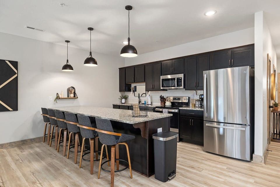 Fully Stocked kitchen - pots, pans, utensils, and more!