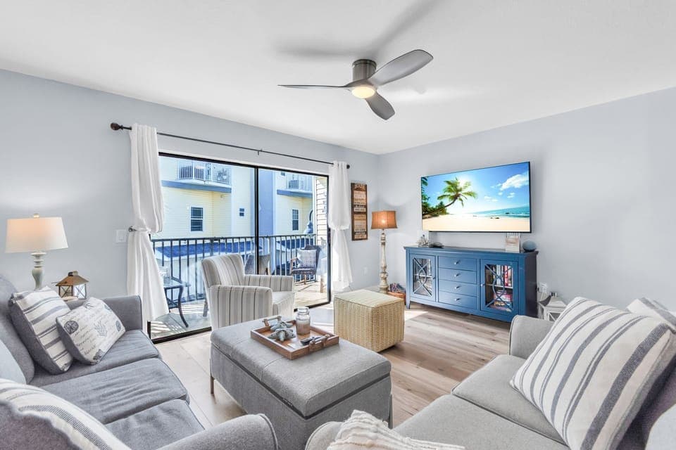 Living Room with Balcony Access - 2nd Level