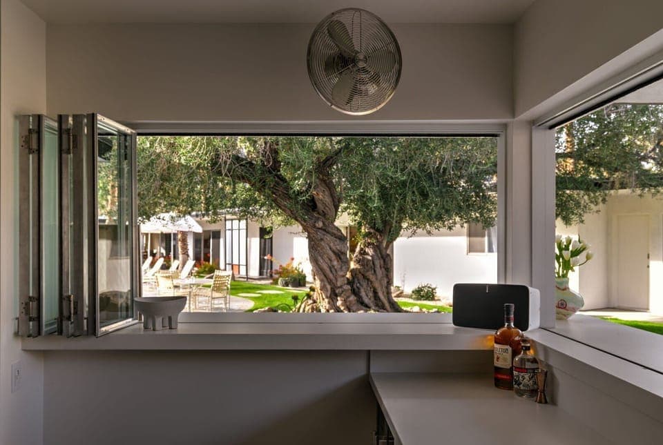 Indoor/Outdoor kitchen.