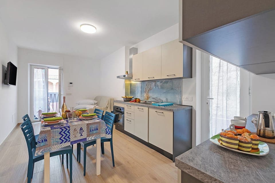 Kitchen and dining area