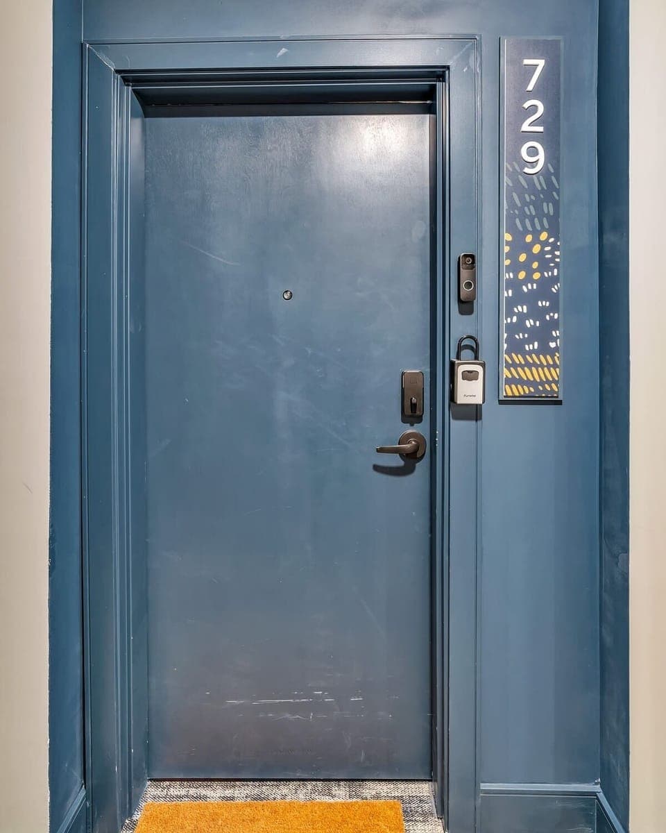 actual unit photos with keyless entry